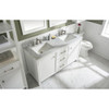 Legion Furniture 60" White Finish Double Sink Vanity Cabinet WLF2160D-W