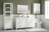 Legion Furniture 60" White Finish Single Sink Vanity Cabinet WLF2160S-W