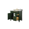 Legion Furniture 36" Vogue Green Finish Sink Vanity Cabinet WLF2236-VG