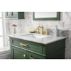 Legion Furniture 36" Vogue Green Finish Sink Vanity Cabinet WLF2236-VG