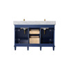 Legion Furniture 54" Blue Finish Double Sink Vanity Cabinet WLF2254-B