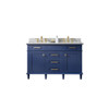 Legion Furniture 54" Blue Finish Double Sink Vanity Cabinet WLF2254-B