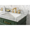 Legion Furniture 54" Vogue Green Finish Double Sink Vanity WLF2254-VG