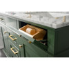 Legion Furniture 54" Vogue Green Finish Double Sink Vanity WLF2254-VG