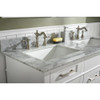 Legion Furniture 54" White Finish Double Sink Vanity Cabinet WLF2254-W
