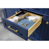 Legion Furniture 60" Blue Finish Double Sink Vanity Cabinet WLF2260D-B