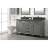 Legion Furniture 60" Pewter Green Finish Double Sink Vanity WLF2260D-PG