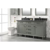 Legion Furniture 60" Pewter Green Finish Double Sink Vanity WLF2260D-PG