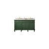 Legion Furniture 60" Vogue Green Finish Double Sink Vanity WLF2260D-VG