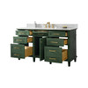 Legion Furniture 60" Vogue Green Finish Single Sink Vanity WLF2260S-VG