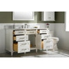 Legion Furniture 60" White Finish Single Sink Vanity Cabinet WLF2260S-W