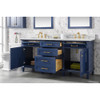 Legion Furniture 72" Blue Double Single Sink Vanity Cabinet WLF2272-B