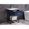 Legion Furniture 24" Blue Finish Sink Vanity WH7024-BL-PVC