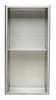 ALFI brand ABN1224-BSS 12 x 24 Brushed Stainless Steel Vertical Double Shelf Bath Shower Niche