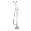 ANZZI Victoria 2-Handle Claw Foot Tub Faucet with Hand Shower in Polished Chrome