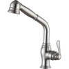 ANZZI Del Moro Single-Handle Pull-Out Sprayer Kitchen Faucet in Brushed Nickel