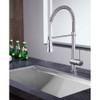 ANZZI Carriage Single Handle Standard Kitchen Faucet in Brushed Nickel