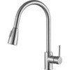 ANZZI Sire Single-Handle Pull-Out Sprayer Kitchen Faucet in Brushed Nickel