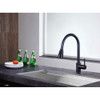 ANZZI Sire Single-Handle Pull-Out Sprayer Kitchen Faucet in Oil Rubbed Bronze