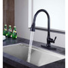 ANZZI Rodeo Single-Handle Pull-Out Sprayer Kitchen Faucet in Oil Rubbed Bronze