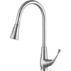 ANZZI Meadow Single-Handle Pull-Out Sprayer Kitchen Faucet in Brushed Nickel
