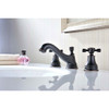 ANZZI Melody Series 8 in. Widespread 2-Handle Mid-Arc Bathroom Faucet in Oil Rubbed Bronze