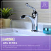 ANZZI Arc Series Single Hole Single-Handle Low-Arc Bathroom Faucet in Polished Chrome