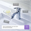 ANZZI Alto Series Single Hole Single-Handle Mid-Arc Bathroom Faucet in Polished Chrome