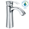 ANZZI Rhythm Series Single Hole Single-Handle Mid-Arc Bathroom Faucet in Polished Chrome