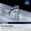 ANZZI Rhythm Series Single Hole Single-Handle Mid-Arc Bathroom Faucet in Polished Chrome