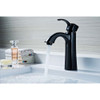 ANZZI Rhythm Series Single Hole Single-Handle Mid-Arc Bathroom Faucet in Oil Rubbed Bronze