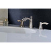 ANZZI Sonata Series 8 in. Widespread 2-Handle Mid-Arc Bathroom Faucet in Brushed Nickel