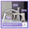 ANZZI Sonata Series 8 in. Widespread 2-Handle Mid-Arc Bathroom Faucet in Brushed Nickel