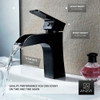 ANZZI Forza Series Single Hole Single-Handle Low-Arc Bathroom Faucet in Oil Rubbed Bronze