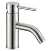 ANZZI Bravo Series Single Hole Single-Handle Low-Arc Bathroom Faucet in Brushed Nickel