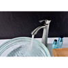 ANZZI Harmony Series Single Hole Single-Handle Vessel Bathroom Faucet in Brushed Nickel