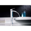 ANZZI Key Series Single Hole Single-Handle Vessel Bathroom Faucet in Polished Chrome