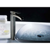 ANZZI Key Series Single Hole Single-Handle Vessel Bathroom Faucet in Brushed Nickel