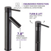 ANZZI Valle Single Hole Single Handle Bathroom Faucet in Oil Rubbed Bronze