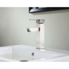 ANZZI Pygmy Single Hole Single Handle Bathroom Faucet in Brushed Nickel