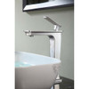 ANZZI Saunter Single Hole Single-Handle Vessel Bathroom Faucet in Brushed Nickel