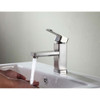 ANZZI Naiadi Single Hole Single Handle Bathroom Faucet in Brushed Nickel