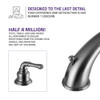 ANZZI Prince 8 in. Widespread 2-Handle Bathroom Faucet in Brushed Nickel