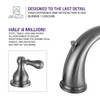 ANZZI Merchant 8 in. Widespread 2-Handle Bathroom Faucet in Brushed Nickel