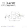 ANZZI Raider 8 in. Widespread 2-Handle Bathroom Faucet in Oil Rubbed Bronze