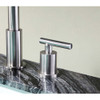 ANZZI Roman 8 in. Widespread 2-Handle Bathroom Faucet in Brushed Nickel