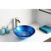ANZZI Clavier Series Vessel Sink in Lustrous Blue LS-AZ027
