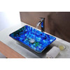 ANZZI Voce Series Deco-Glass Vessel Sink in Lustrous Blue