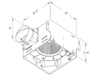 Delta BreezGreenBuilder GBR100LED - 100 CFM Single speed Fan/Dimmable LED Light