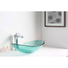 ANZZI Major Series Deco-Glass Vessel Sink in Lustrous Green